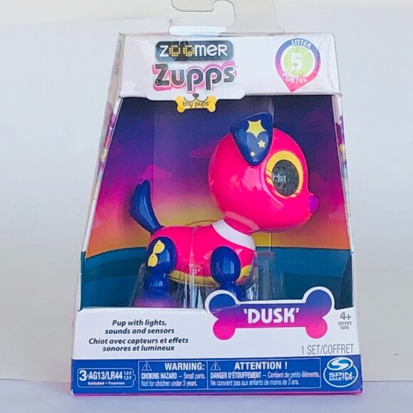 Zoomer Zupps Retriever Dusk Electra Interactive Puppy w/light, sounds New Sealed - Picture 8 of 16